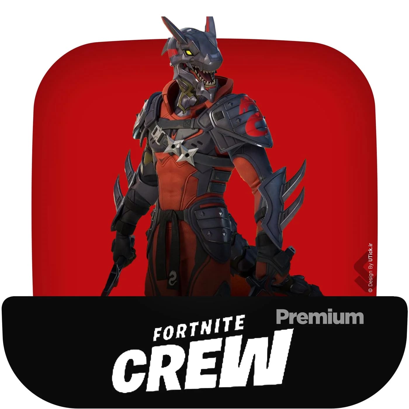 خرید اکانت Fortnite Crew کرو پک فورتنایت با ایمیل شما + ارزان و تحویل فوری