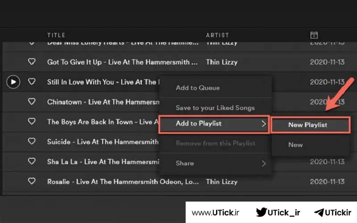 انتقال پلی لیست اسپاتیفای