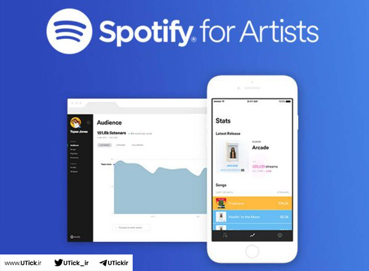 ساخت اکانت ارتیست در اسپاتیفای
