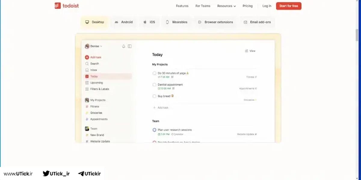 روش استفاده از Todoist برای مدیریت وظایف