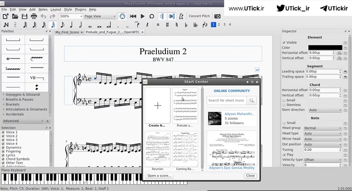 نرم افزار Musescore