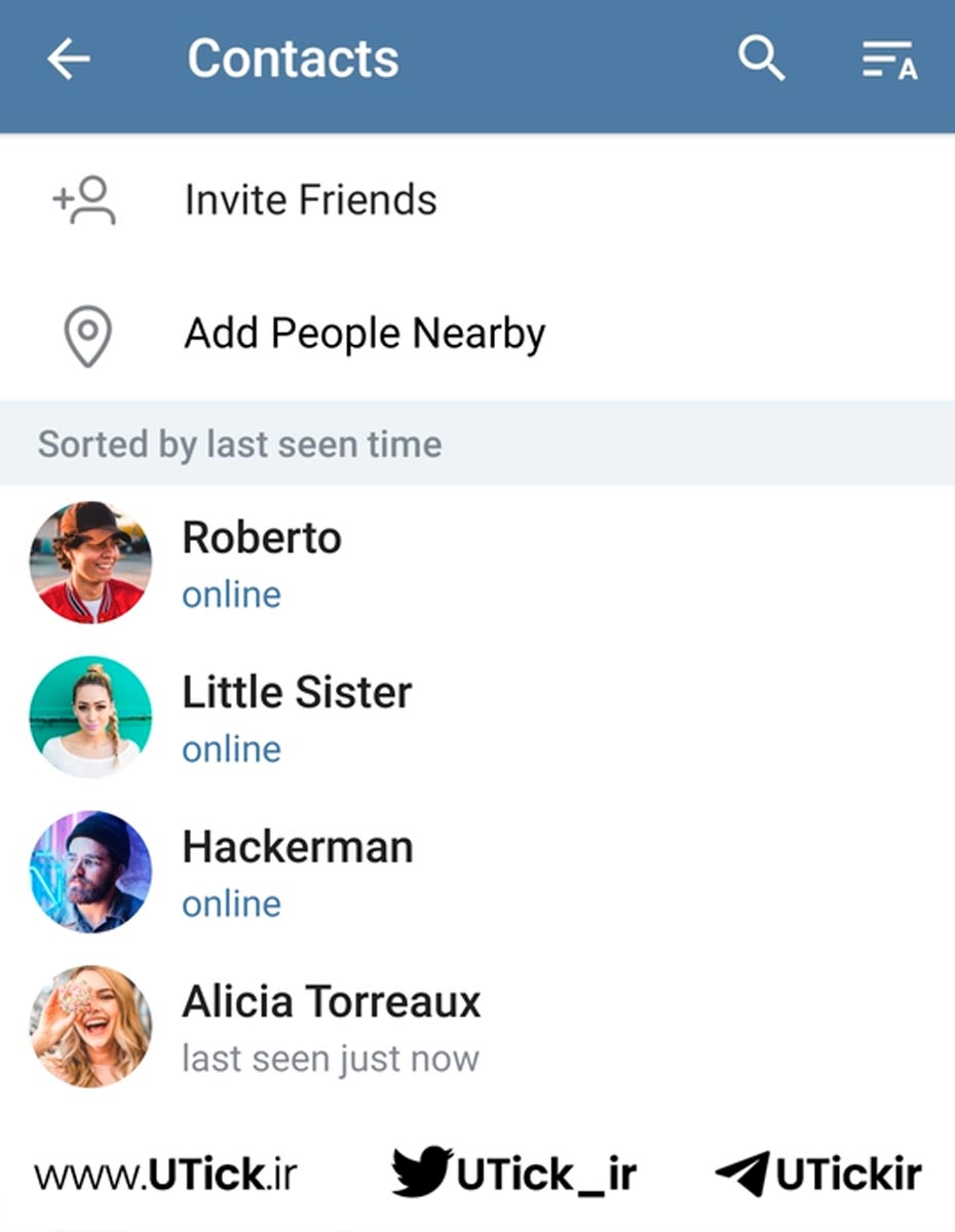 آموزش پيدا كردن افراد نزدیک در تلگرام
